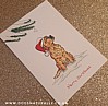 Golden Retriever Christmas Card (Flitter)